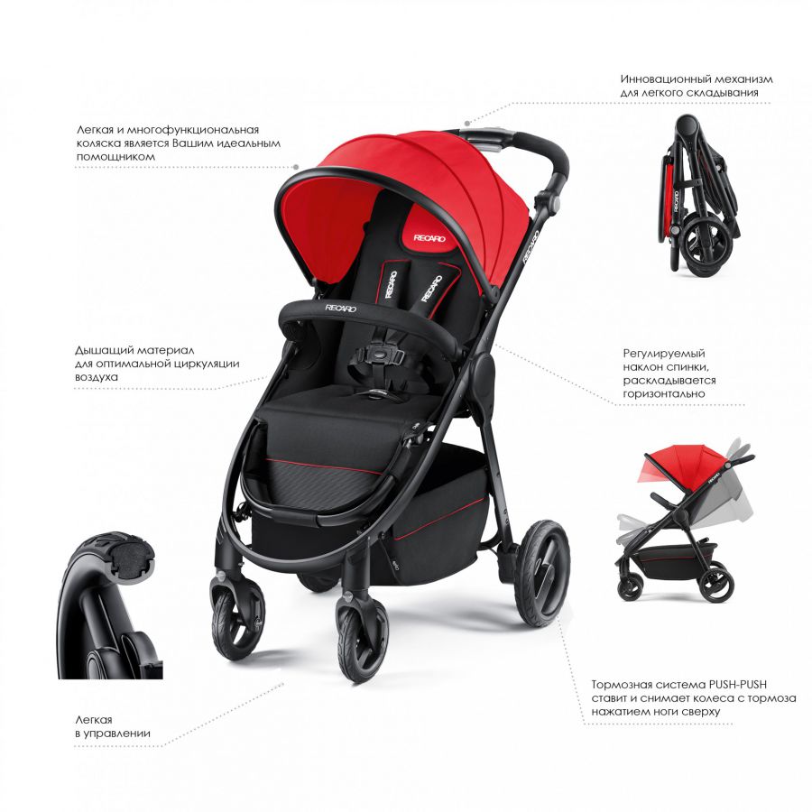 Прогулочная коляска Citylife 2в1 Black Прогулочная коляска Citylife 2в1 Black