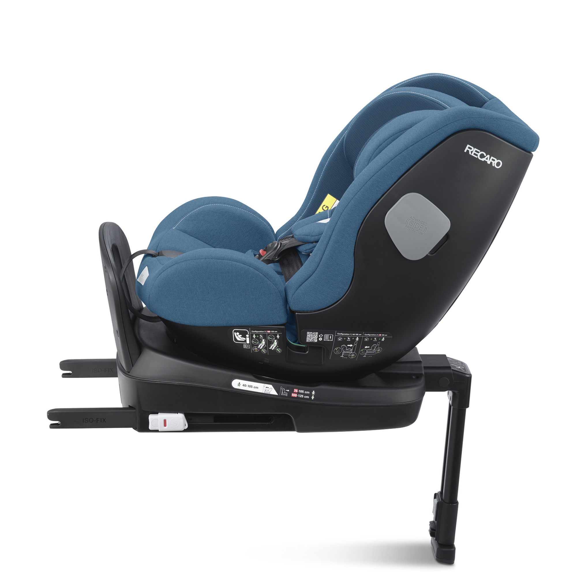 Автокресло RECARO Salia 125 Steel Blue с рождения до 7 лет Автокресло RECARO Salia 125 Steel Blue с рождения до 7 лет