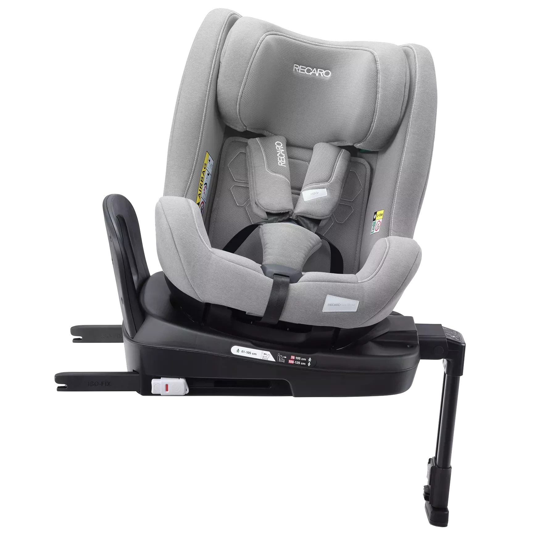 Автокресло RECARO Salia 125 KID Carbon Grey с 3 месяцев до 7 лет Автокресло RECARO Salia 125 KID Carbon Grey с 3 месяцев до 7 лет